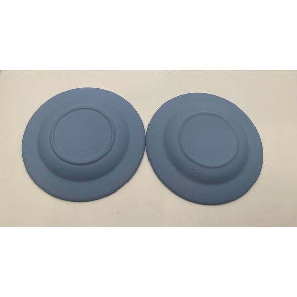 Wedgewood Jasperware Collector Plates (2) Benjamin Franklin and Pennsylvania 4" - Picture 4 of 5